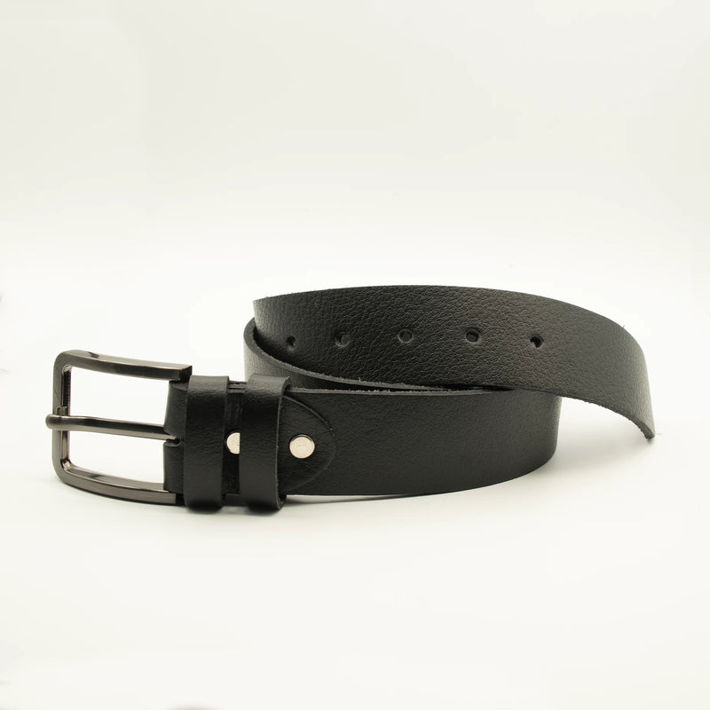 Genuine Black leather belt (1.5