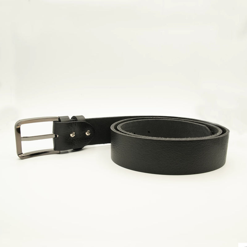 Genuine Black leather belt (1.5