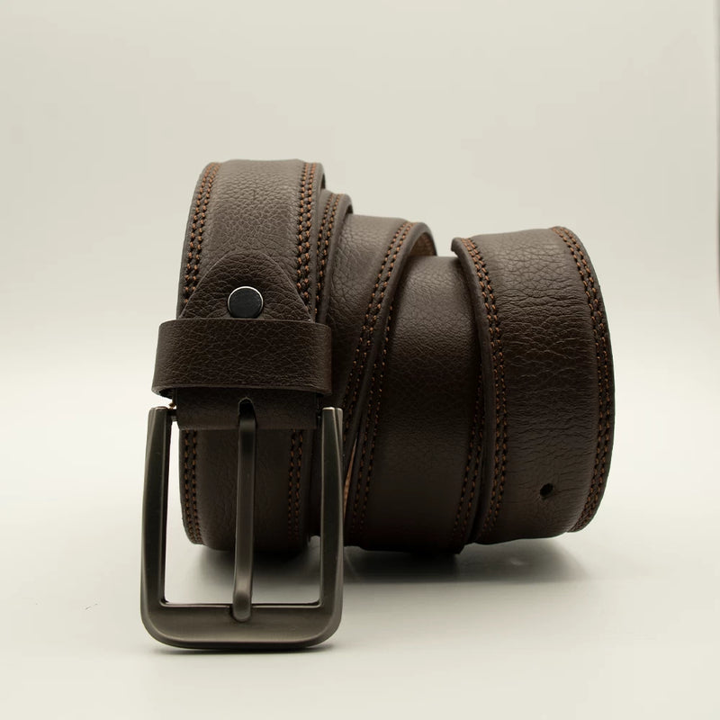 Men’s Brown Leather Belt Full Grain Cow Hide Leather